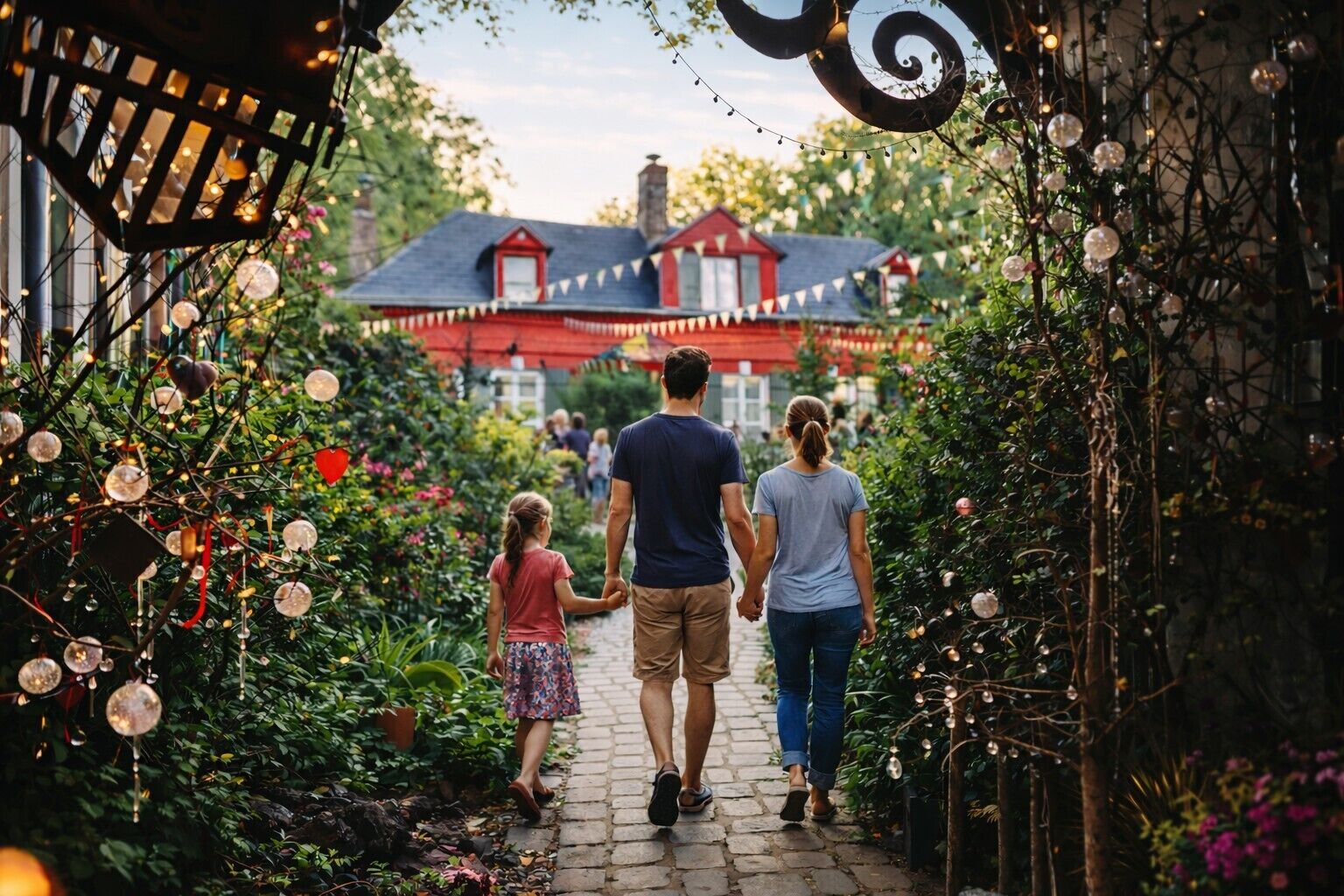 Entrée de l’hébergement