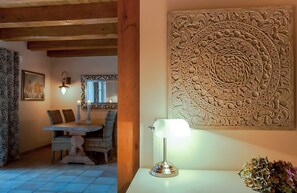 Appartement, 2 slaapkamers, sauna | Dineren in de kamer