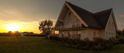 Front of property - evening/night