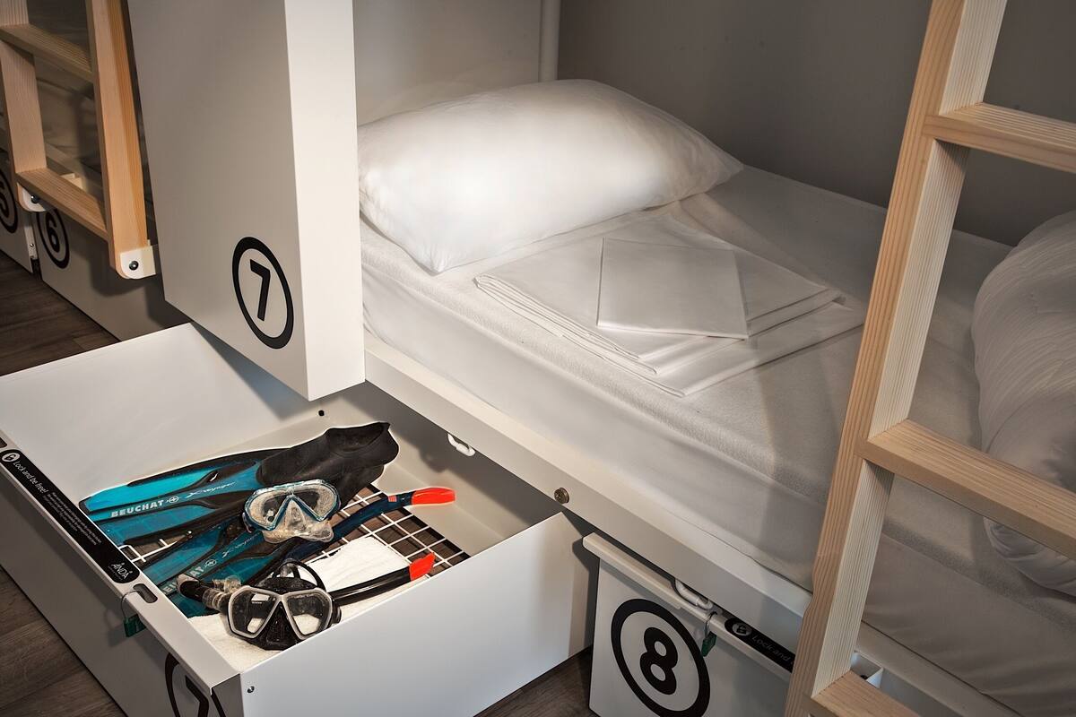 Down comforters, desk, laptop workspace, soundproofing