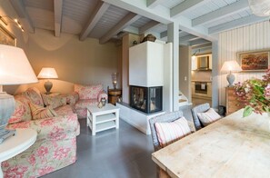 Cottage | Living area | Flat-screen TV - Bauernkate Liepe (Rankwitz)