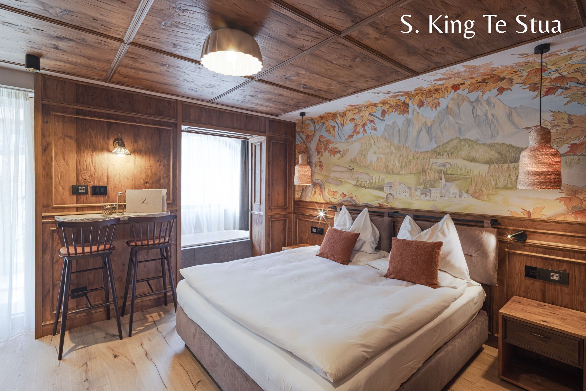 Suite Te Stua | 迷你吧、客房内保险箱、办公桌、遮光窗帘