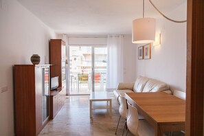 Apartment, 2 Bedrooms, Terrace | Living room | Flat-screen TV