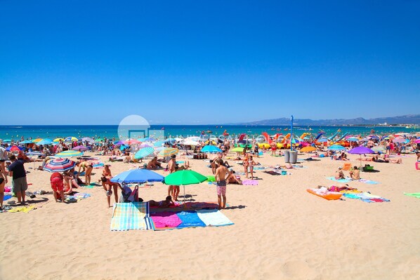 Beach nearby, white sand
