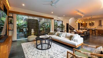 Exclusive Villa | Living area | LED TV, DVD player