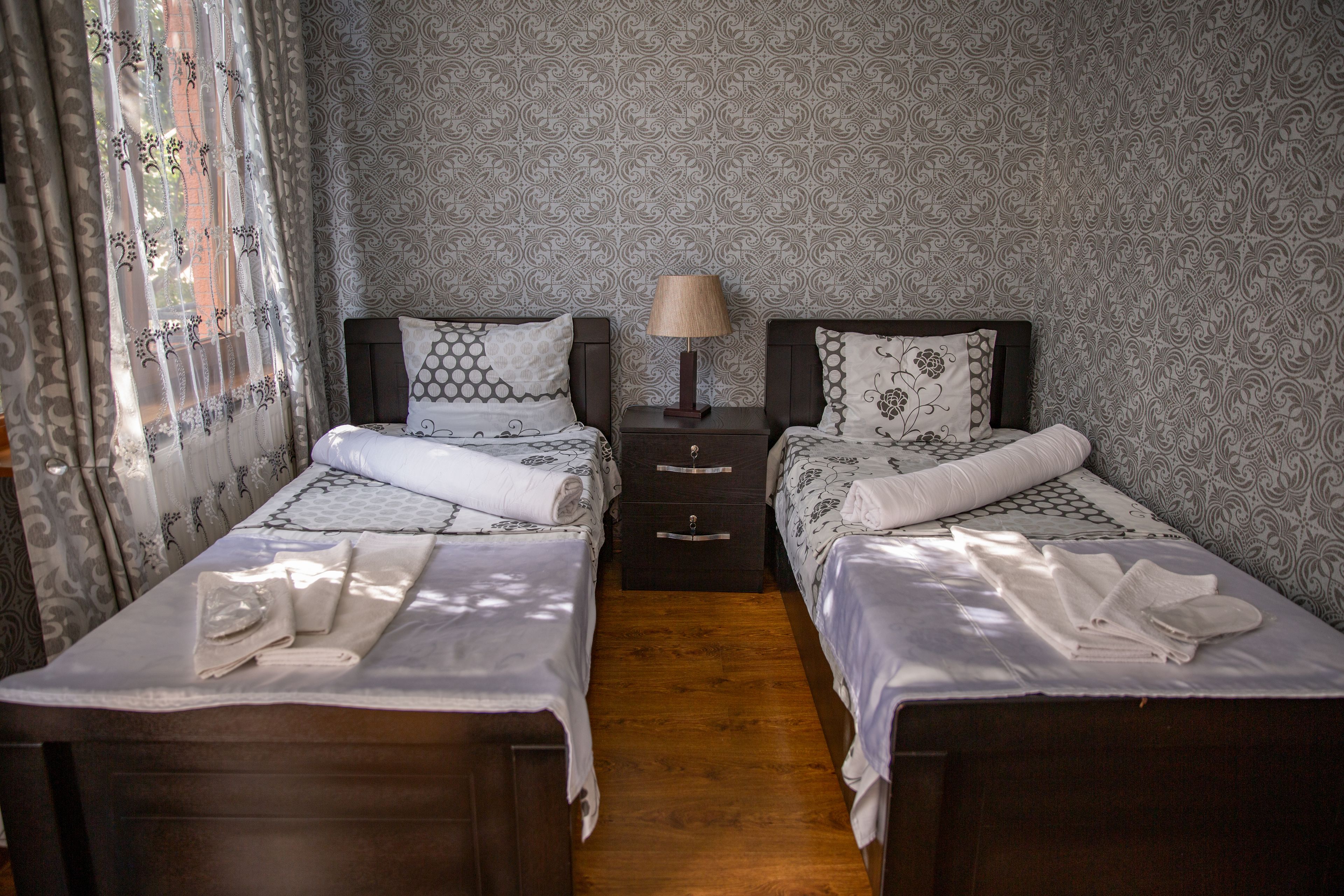 Premium bedding, down duvets, individually decorated, blackout curtains