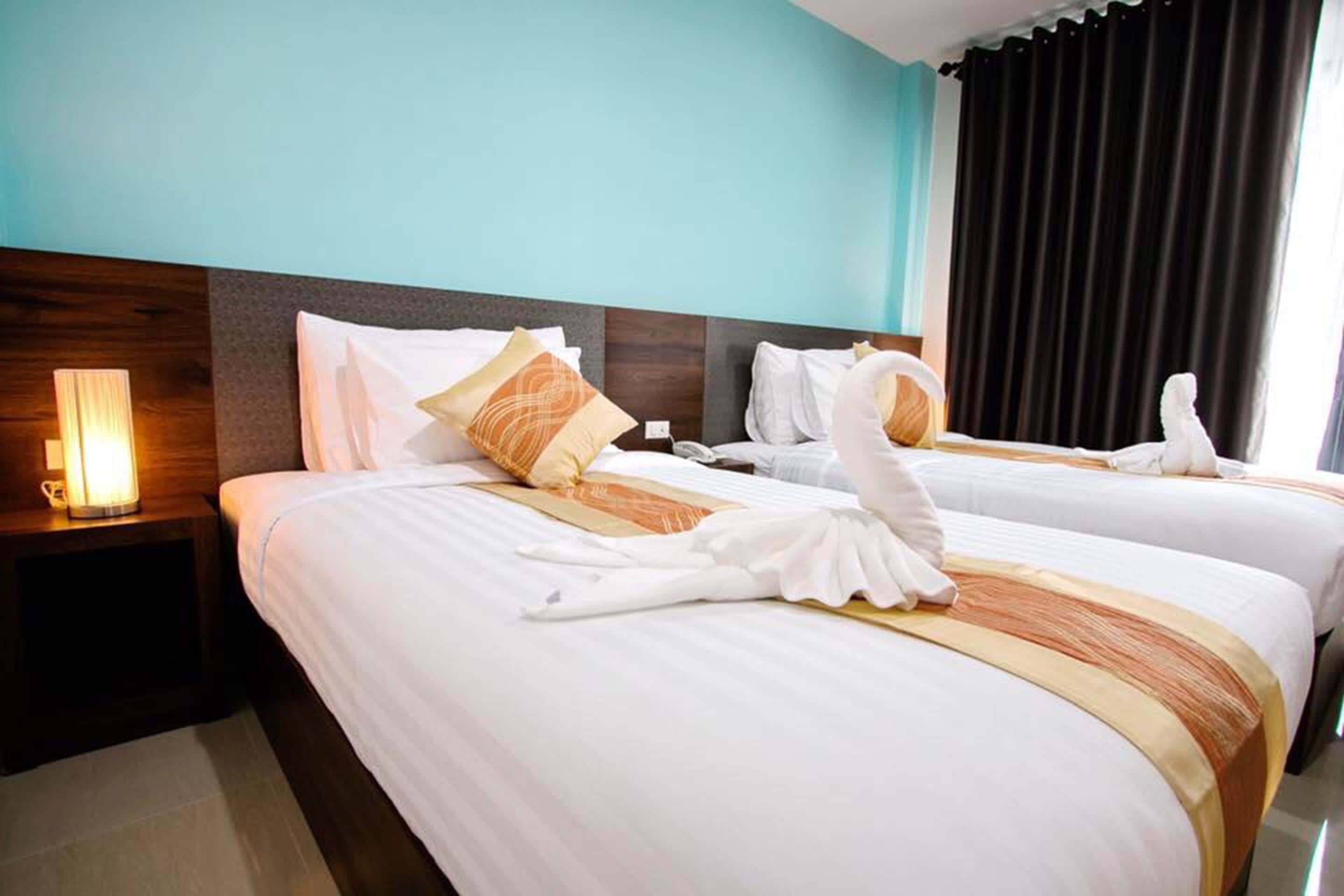 superior twin room | in-room safe, blackout curtains, free wifi, bed sheets