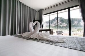 Deluxe Double Room, 1 Bedroom | In-room safe, blackout drapes, free WiFi, bed sheets - Aonang Sea Valley Resort (Krabi)