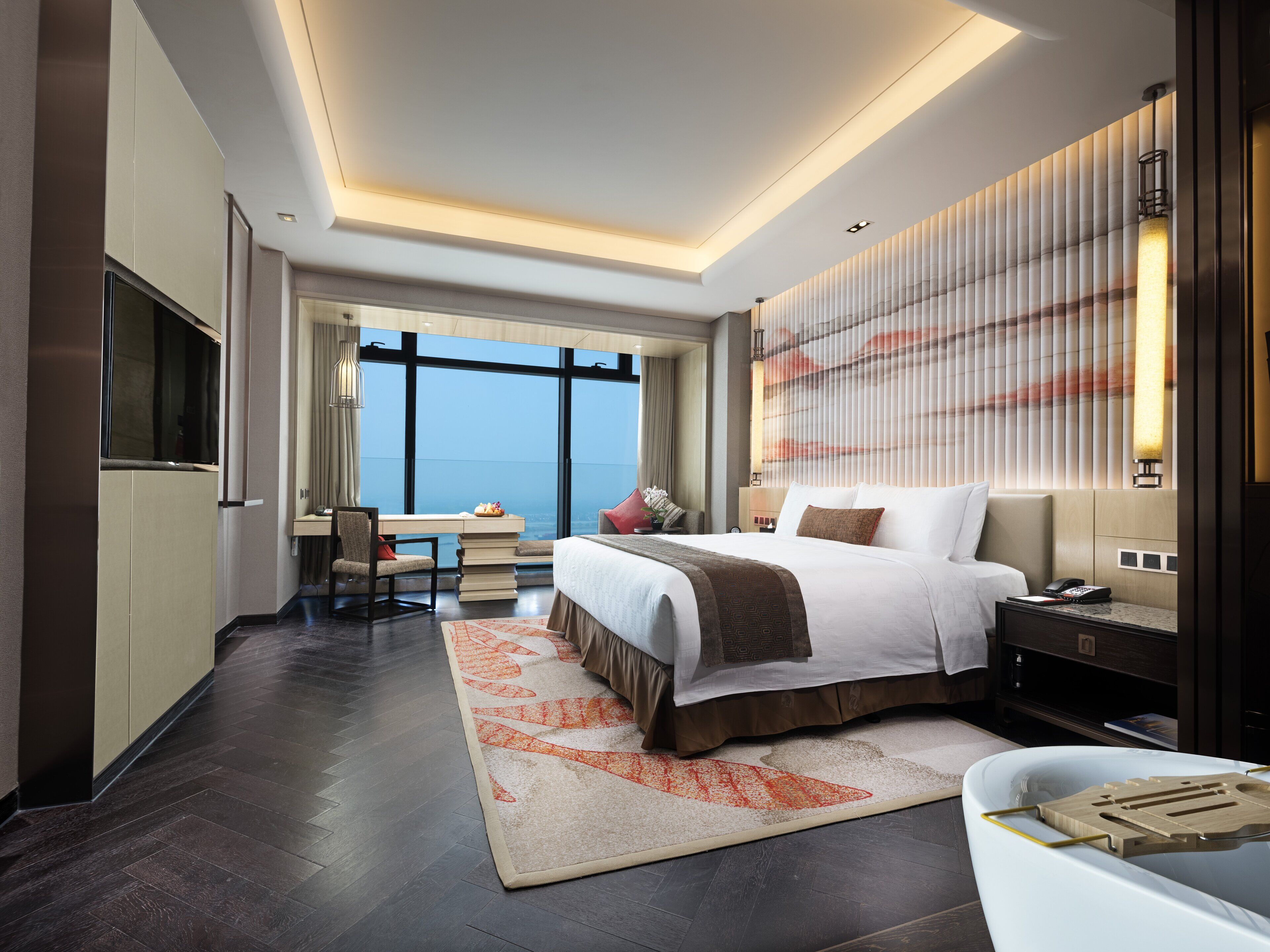 Minibar, két bảo mật tại phòng, bàn, màn/rèm cản sáng 