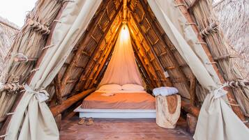 Private Teepee, Shared Bathroom