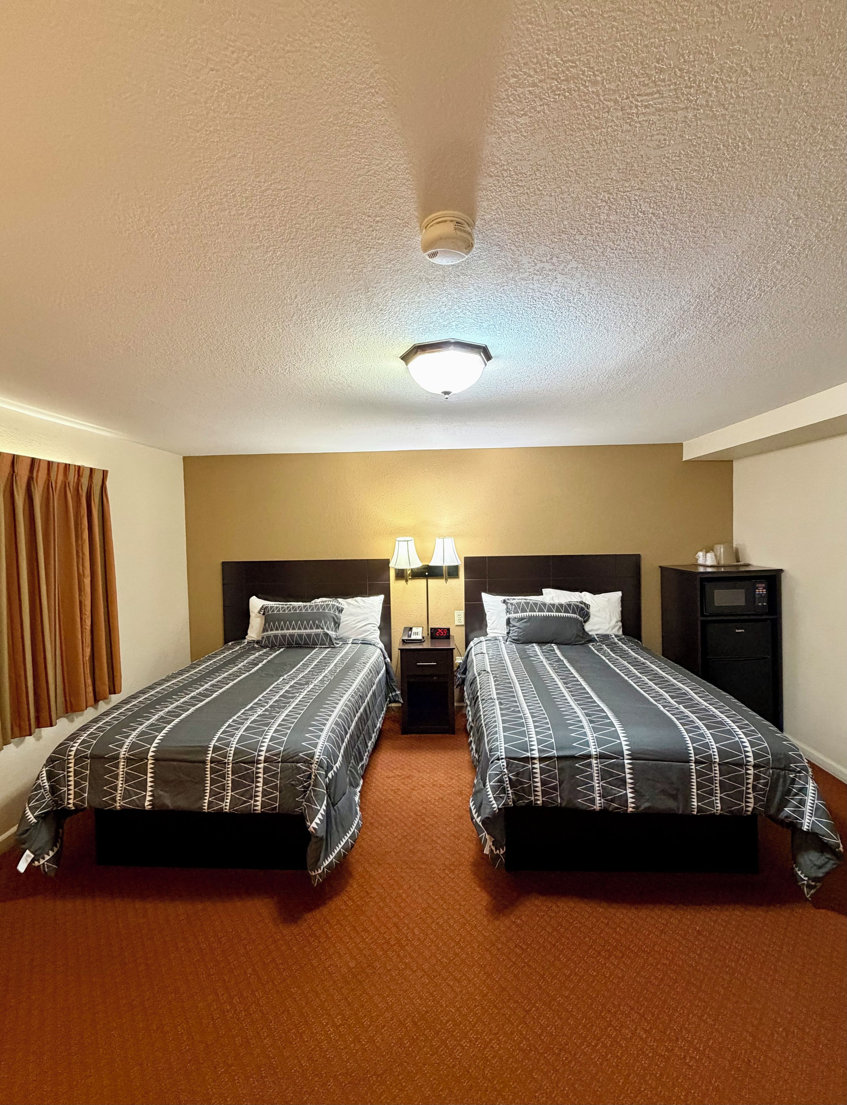 Standard Room, 2 Double Beds, Non Smoking | Desk, free WiFi, bed sheets