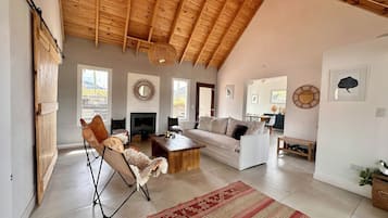 Family Cabin | Living area | 32-inch LED TV with digital channels
