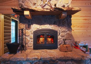 Fireplace - Rippling River Resort (Marquette)