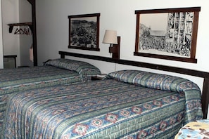 Room, 2 Queen Beds | Premium bedding, desk, soundproofing, iron/ironing board
