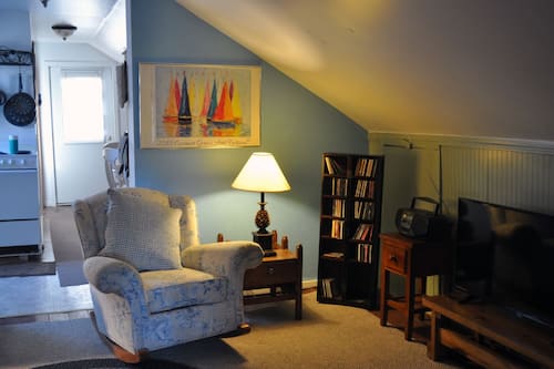 Apartment, 1 Queen Bed with Sofa bed | Living area | Flat-screen TV