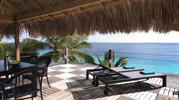 Penthouse Premium, 2 chambres, cuisine, vue océan | Terrasse/Patio