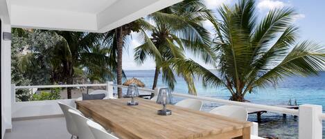 Luxury Apartment, 1 Bedroom, Kitchen, Ocean View | Terrace/patio