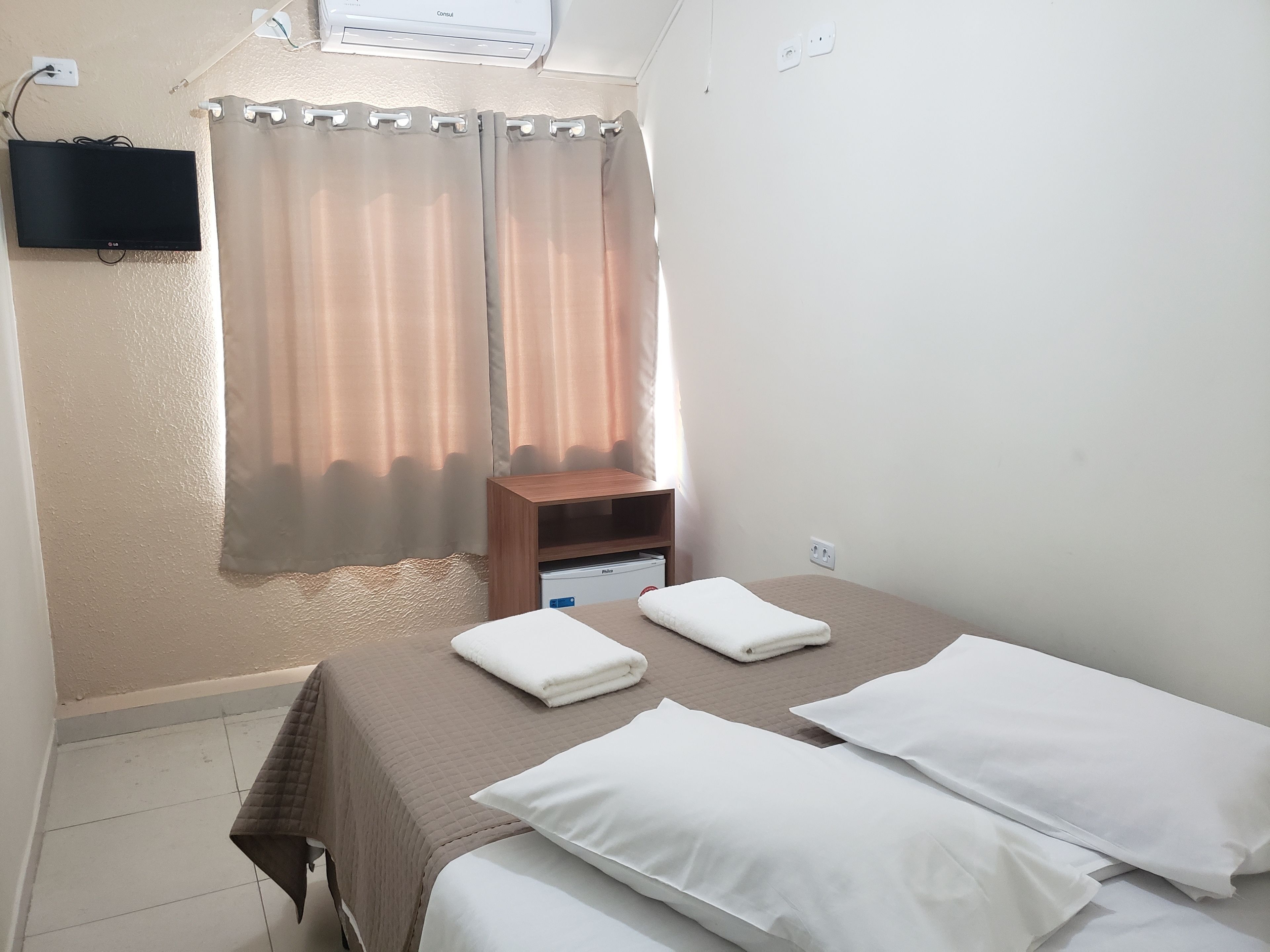 Blackout curtains, iron/ironing board, free WiFi, bed sheets