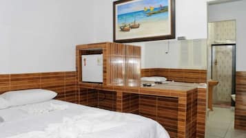 Douche, serviettes fournies