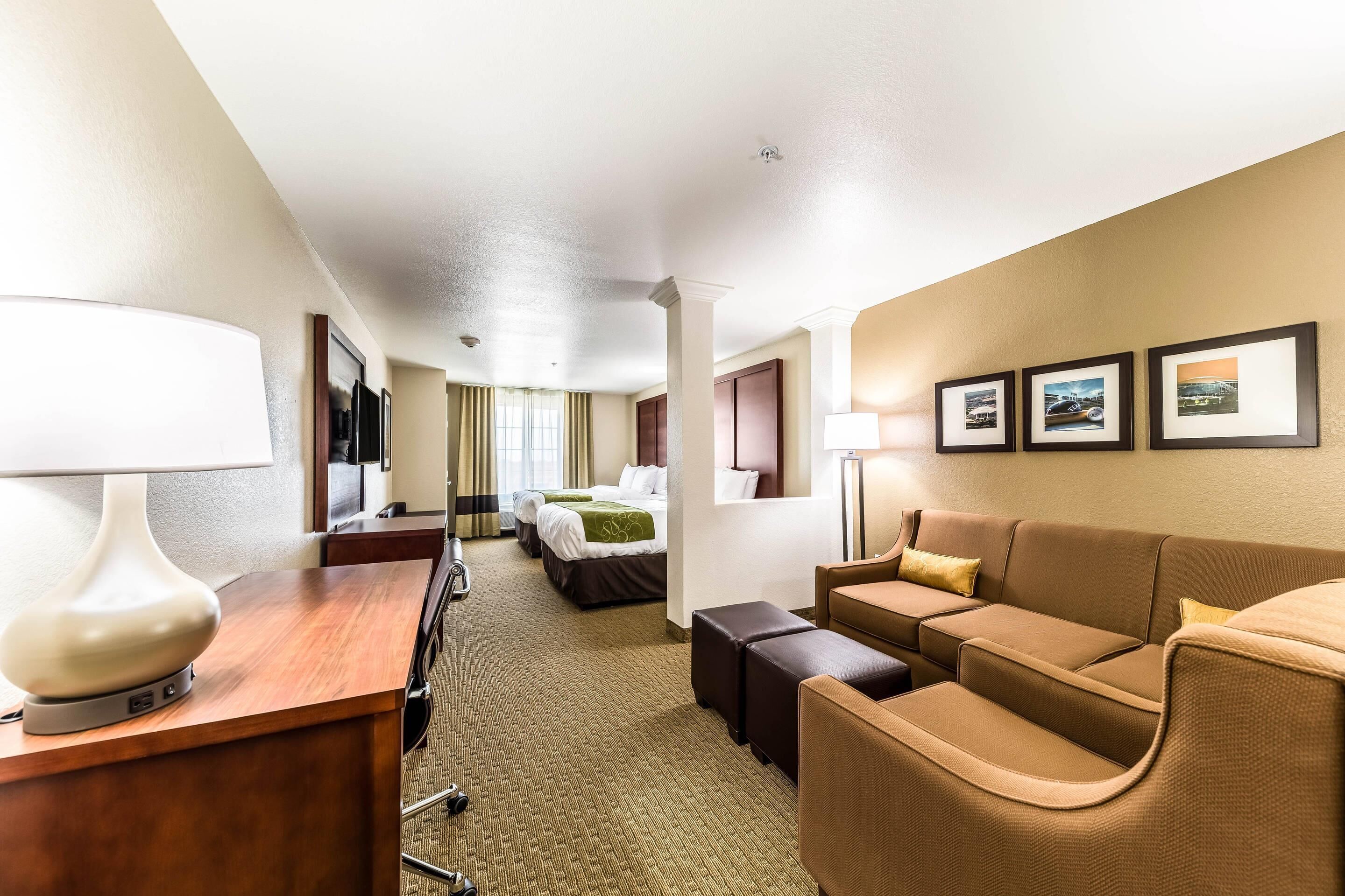 Suite, Multiple Beds, Non Smoking | Premium bedding, down comforters, pillowtop beds, in-room safe