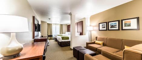 Suite, Multiple Beds, Non Smoking | Premium bedding, down comforters, pillowtop beds, in-room safe