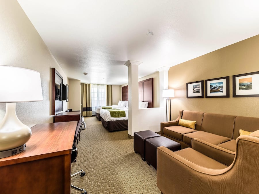 Suite, Multiple Beds, Non Smoking | Premium bedding, down duvets, pillow-top beds, in-room safe