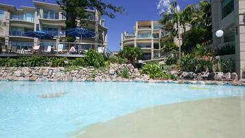 Indoor pool, outdoor pool