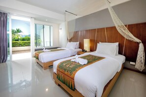 Deluxe Twin Room | In-room safe, desk, blackout drapes, rollaway beds - Impress Resort (Thep Krasattri)