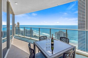 华丽公寓, 2 间卧室, 双浴室, 海洋景观 | 露台