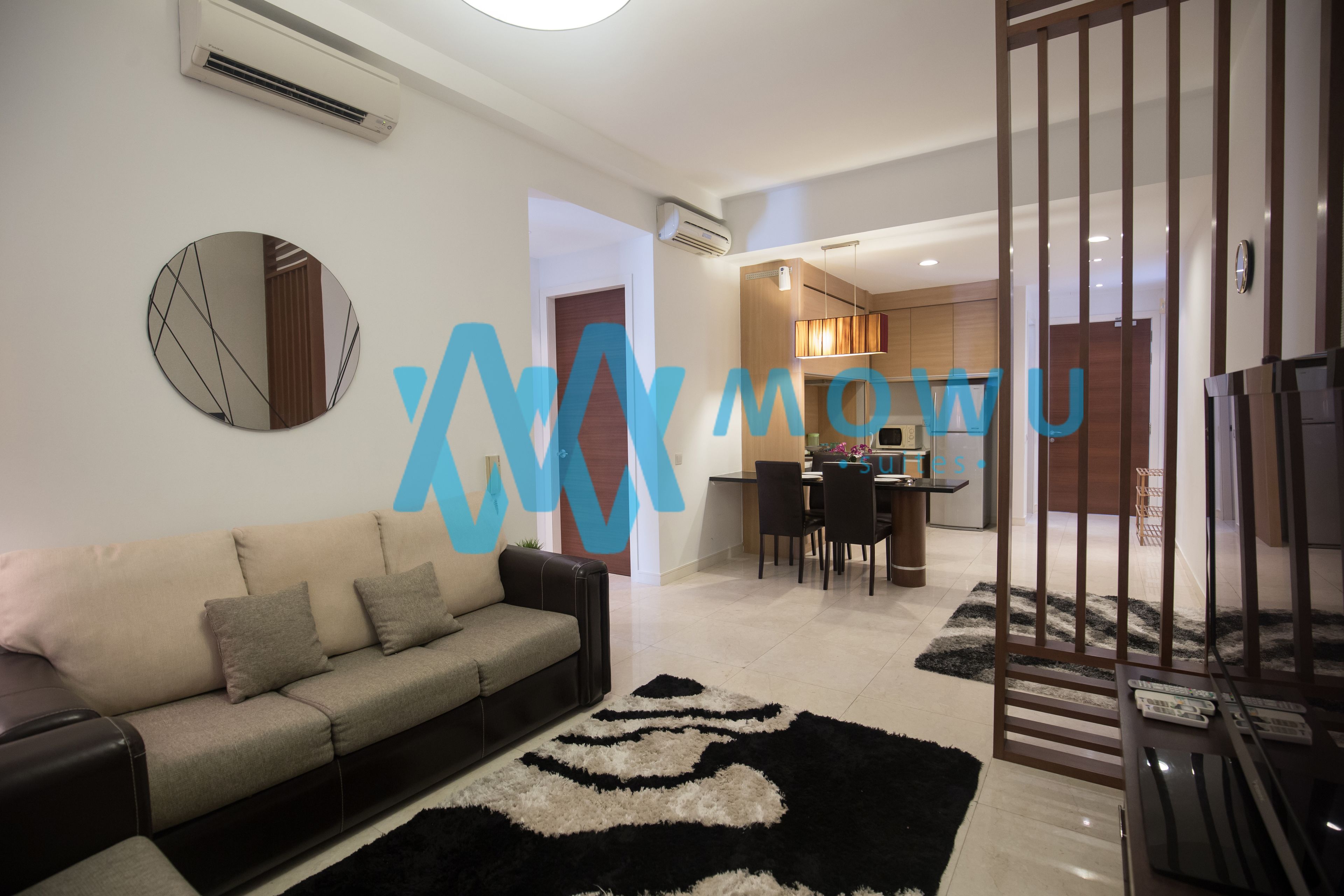 Apartment, 2 Bedrooms | Living room | Smart TV