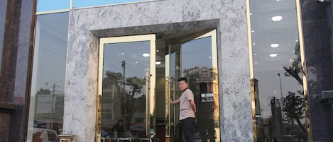 Fassade der Unterkunft