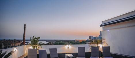 Blick von der Unterkunft