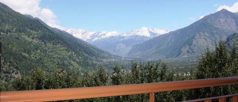 Uitzicht vanuit accommodatie