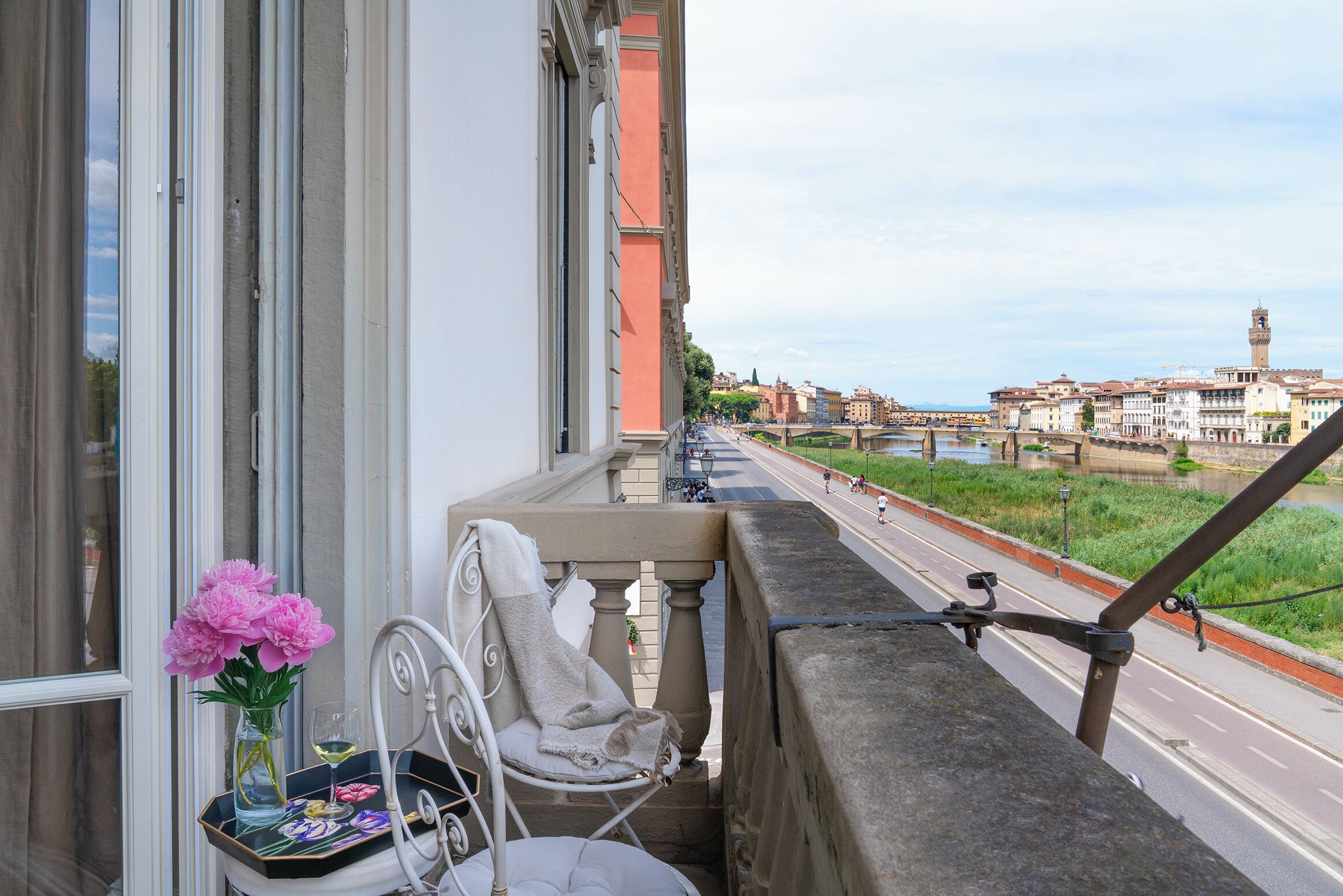 Appartamento Deluxe, 1 letto king con divano letto | Terrazza/patio