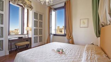 LÀgenhet Deluxe - 1 kingsize-sÀng med bÀddsoffa | 1 sovrum och sÀngtillbehör av högsta kvalitet