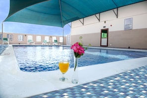 Piscine sur le toit