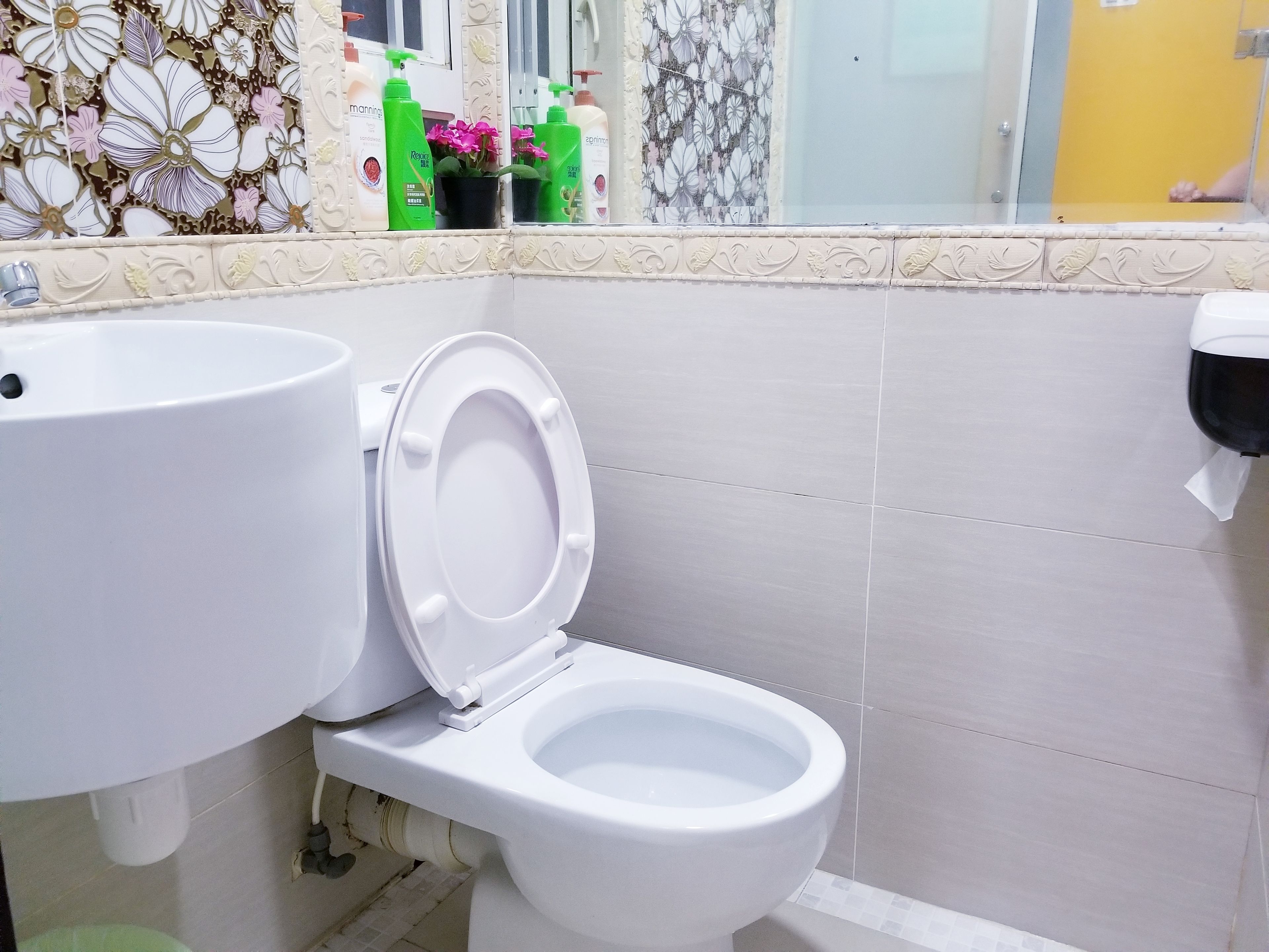 double room | bathroom shower