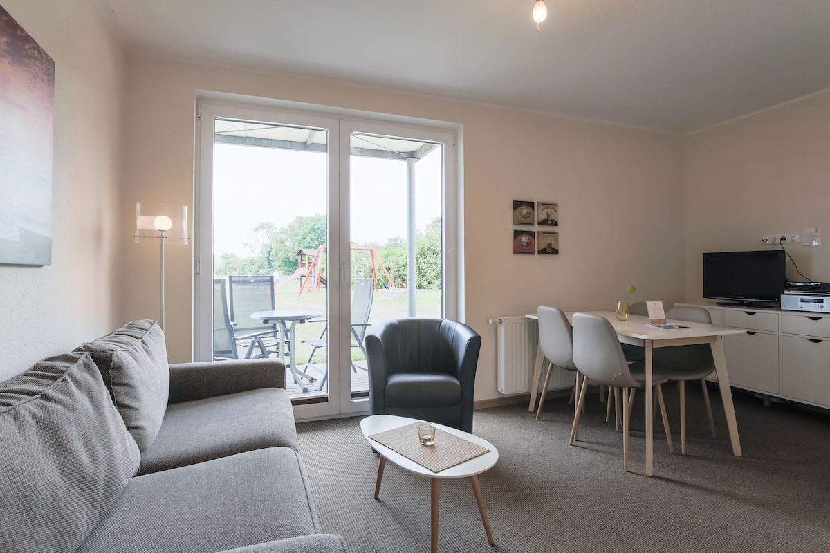 Standard Apartment, 1 Bedroom, Terrace, Sea View | Private kitchen