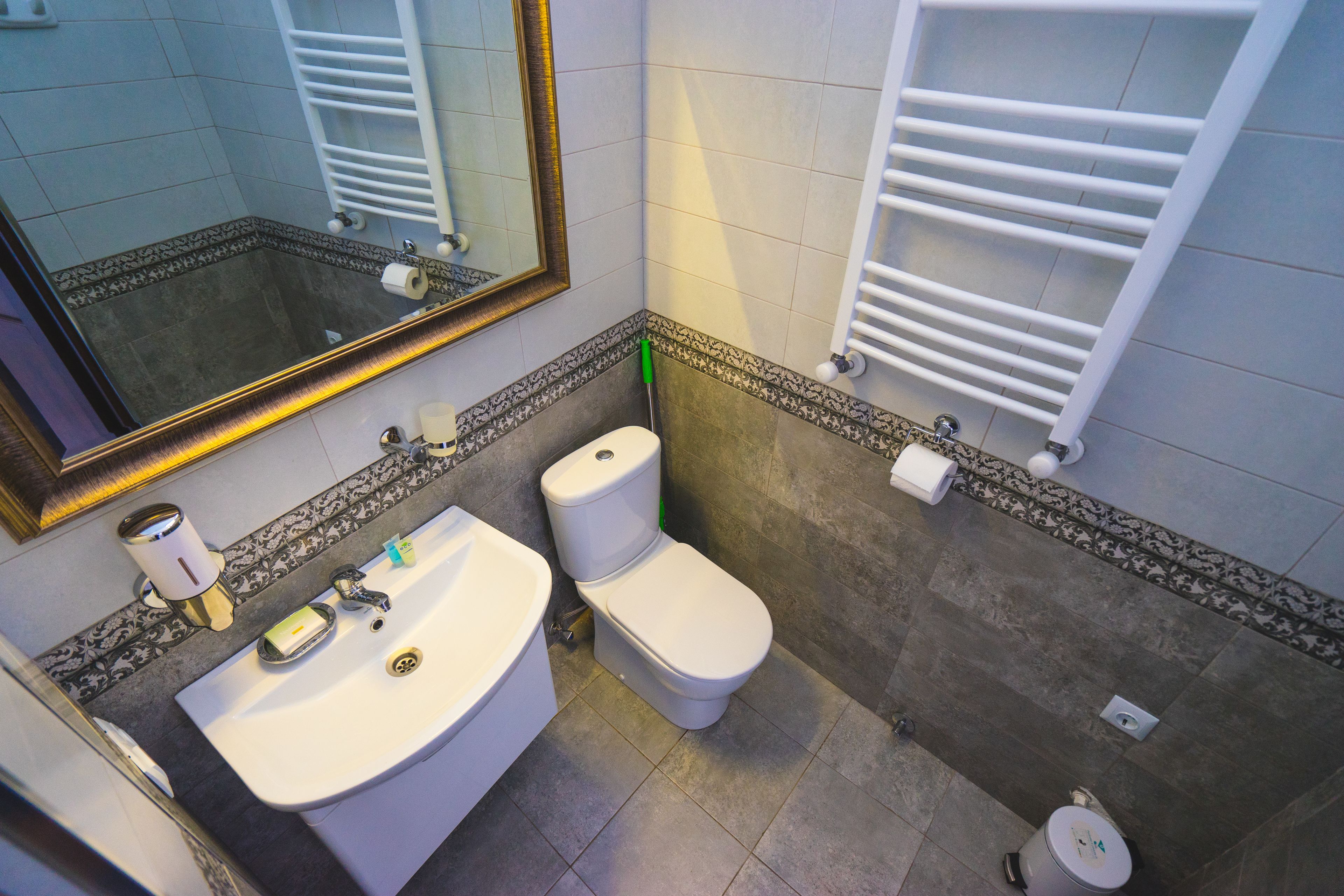 signature apartment, 1 bedroom, terrace | bathroom | shower, free toiletries, hair dryer, slippers