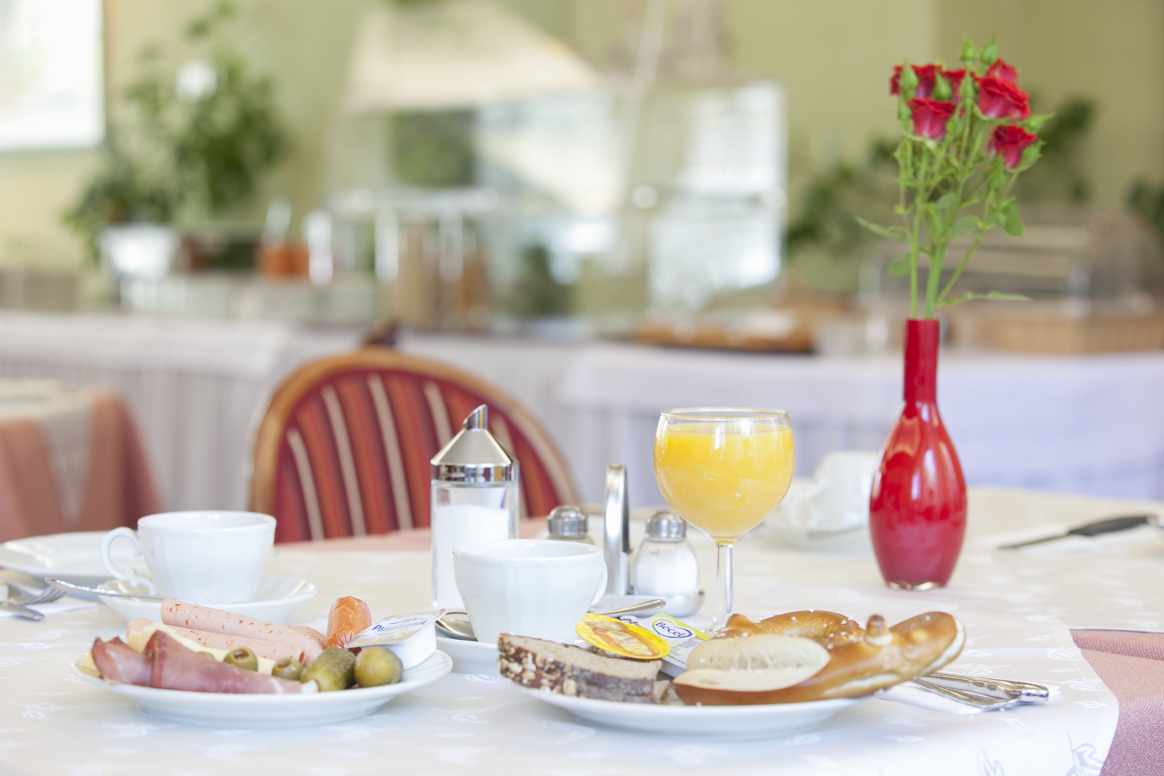 Frokostbuffé hver dag (EUR 10 per person)