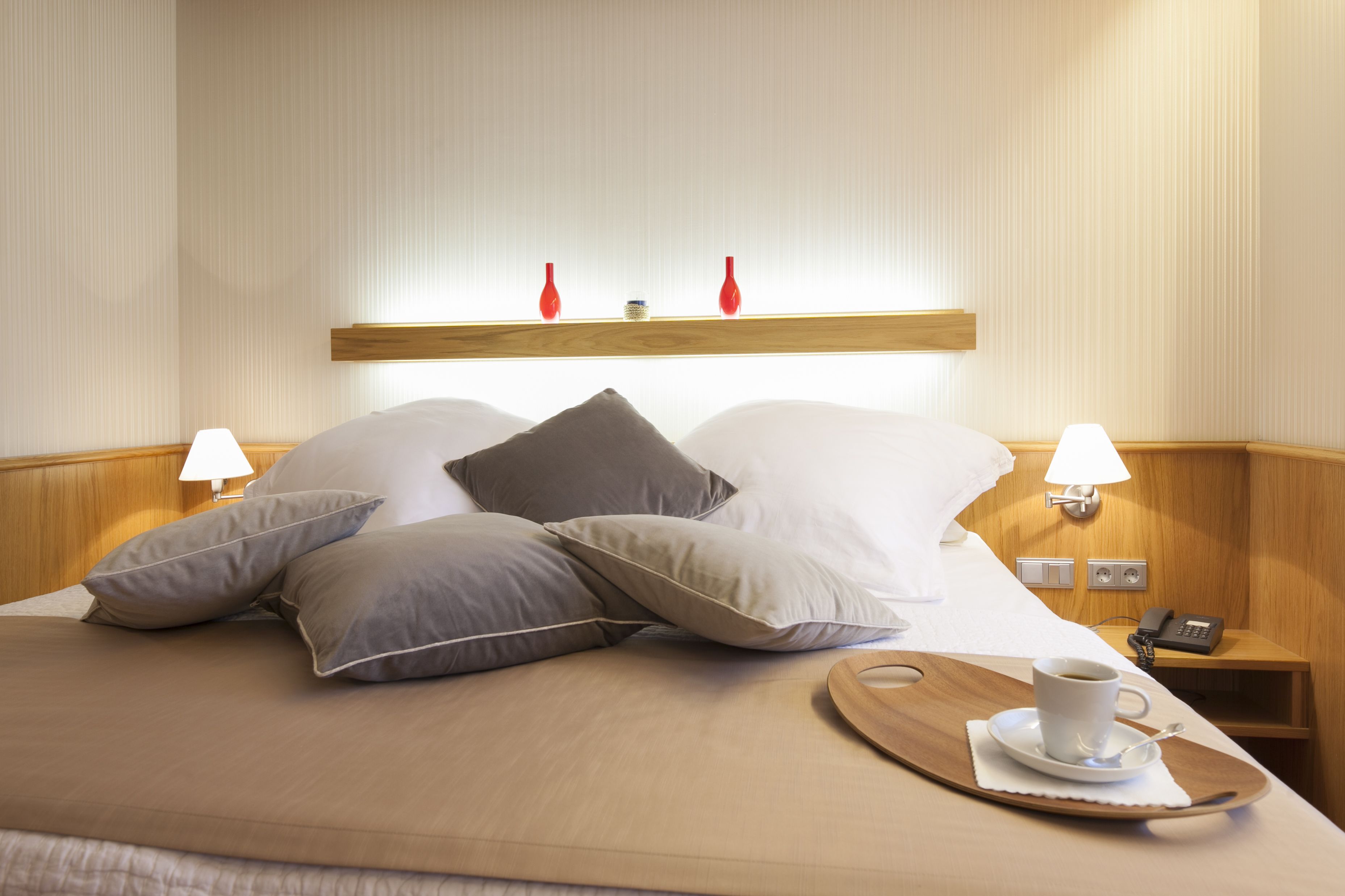 desk, laptop workspace, blackout curtains, soundproofing