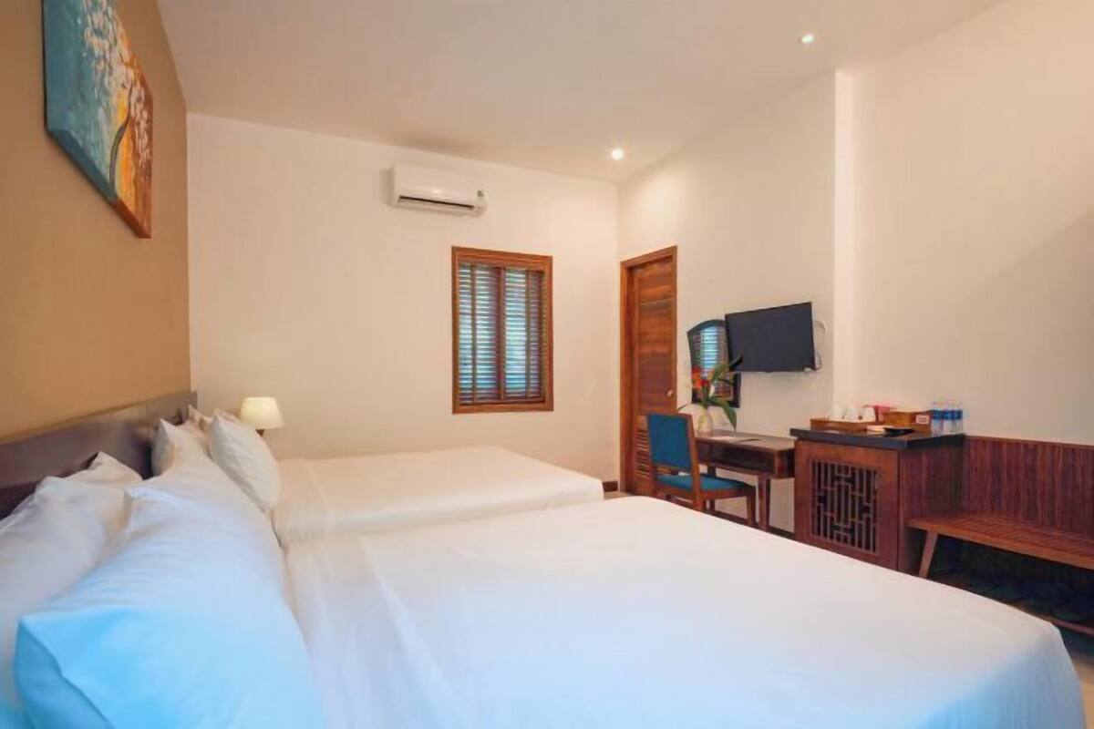 Minibar, caixa forta a l'habitació i cortines opaques