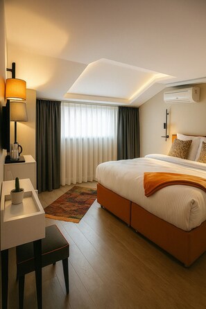 Family Suite, 2 Bedrooms | Egyptian cotton sheets, premium bedding, down comforters, minibar - Sparkle Hotel (Istanbul)