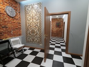 Interior entrance