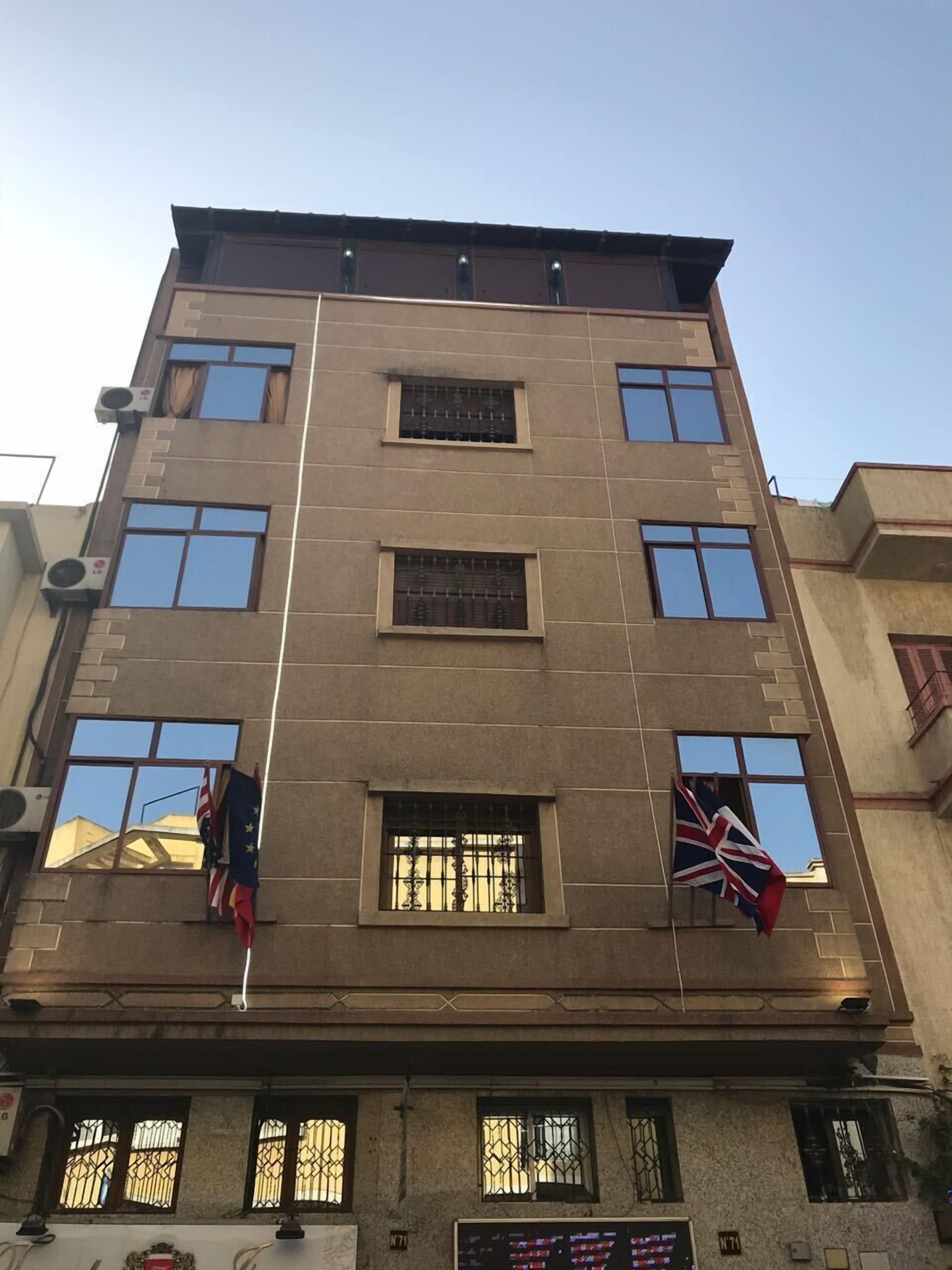 Front of property – evening/night