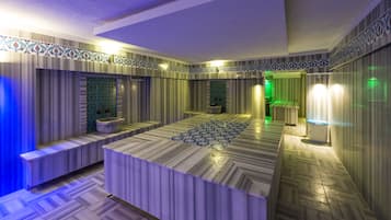 Turkiskt bad/hamam, 1 behandlingsrum och massage