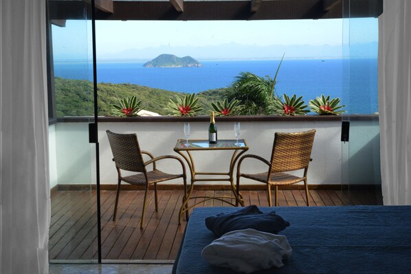 Suíte luxo | Sacada