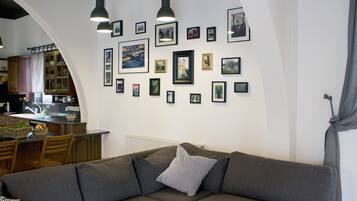 Superior Apartment | Living room | Flat-screen TV