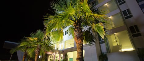 Front of property – evening/night