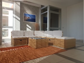 Lobby sitting area